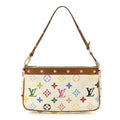 Monogram Multicolor Pochette Accessories White