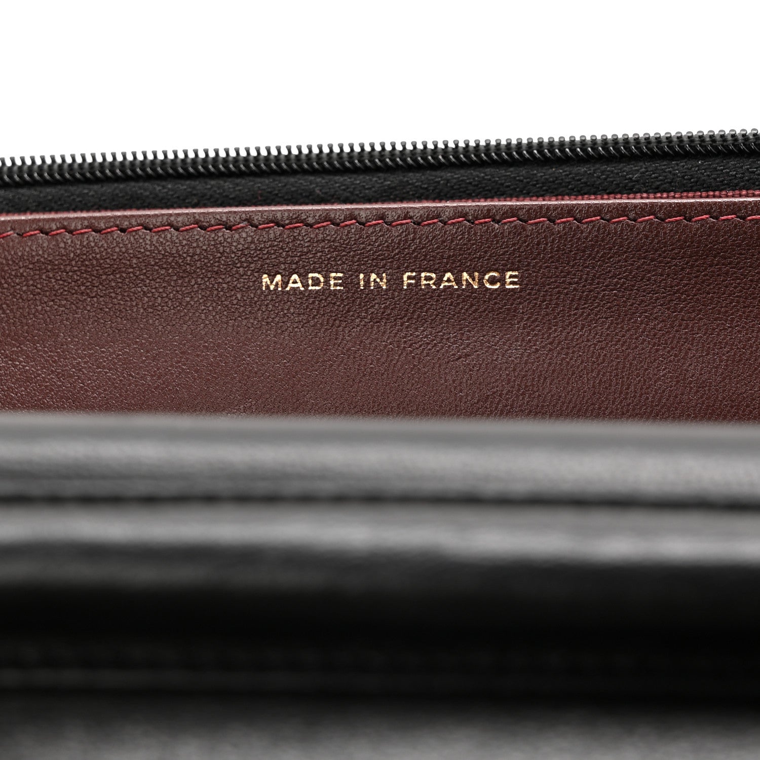 Lambskin Quilted Wallet On Chain WOC Black