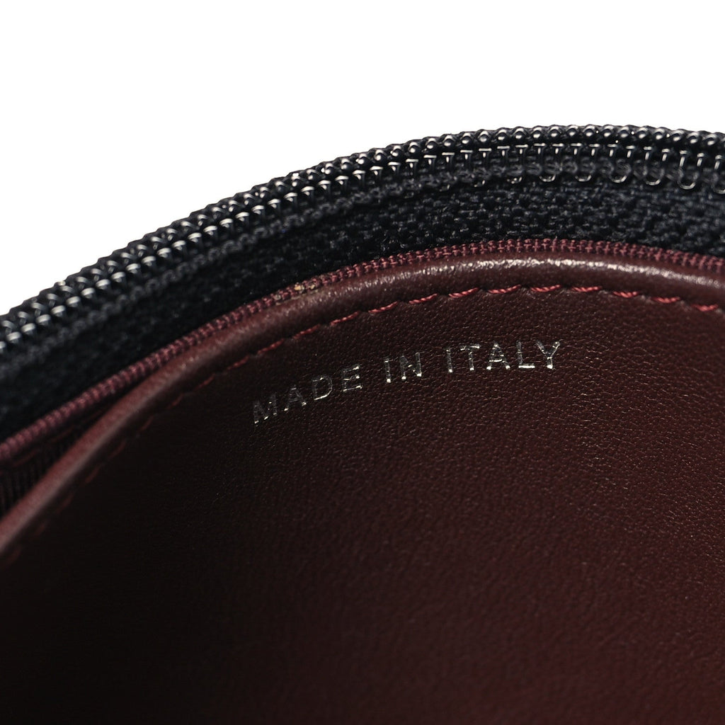 Lambskin Quilted Wallet On Chain WOC Black