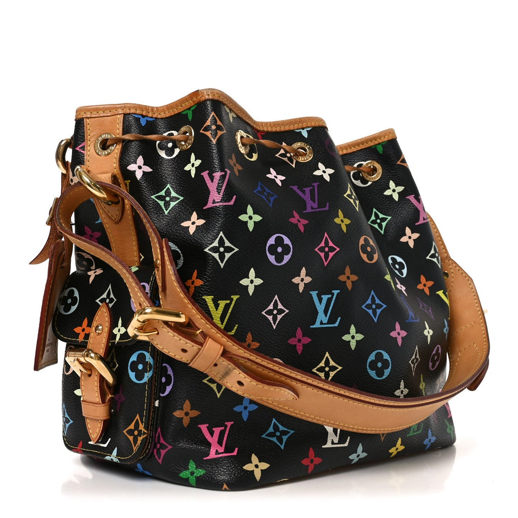 Monogram Multicolor Petit Noe Black