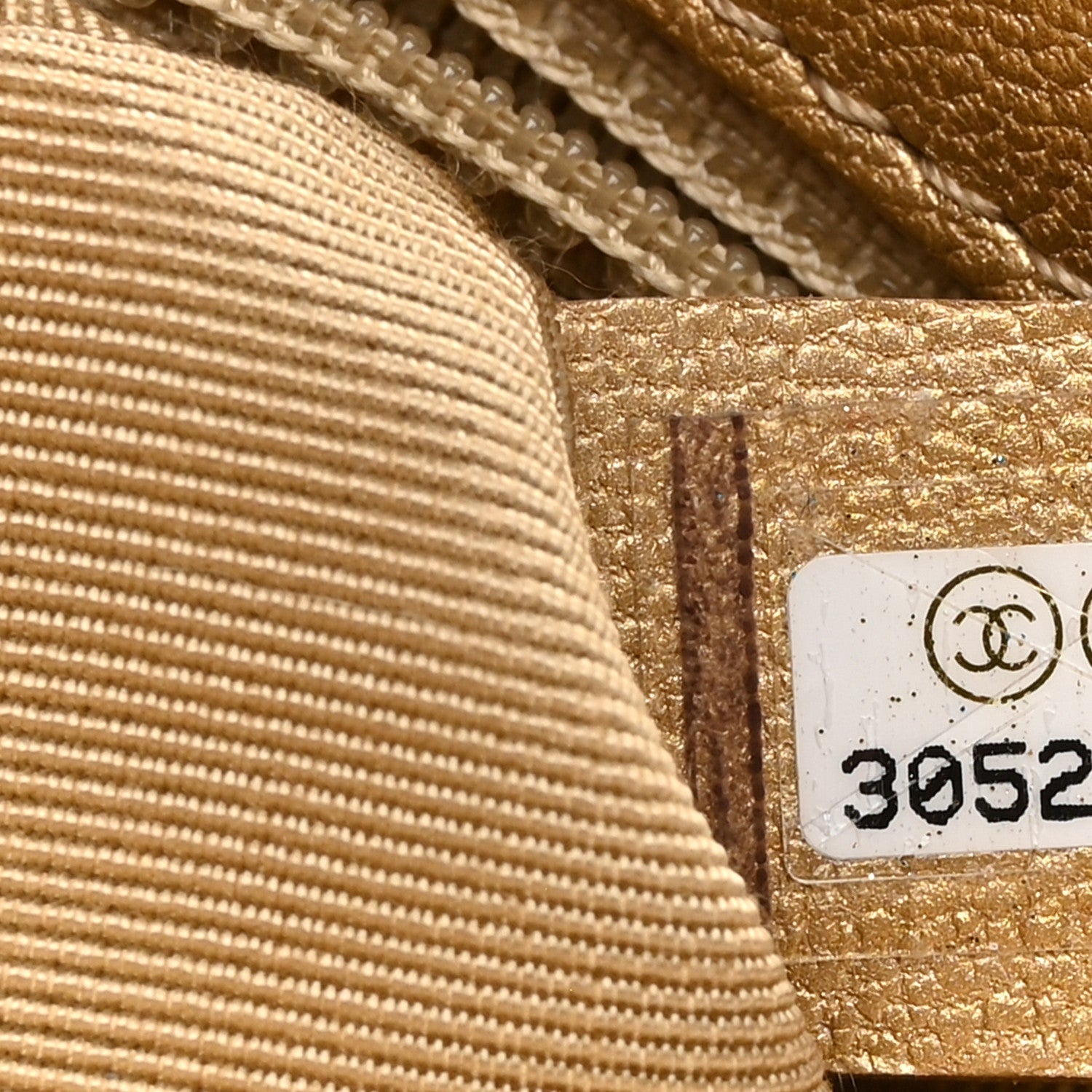 Metallic Goatskin Quilted Medium Chanel 19 Flap Gold