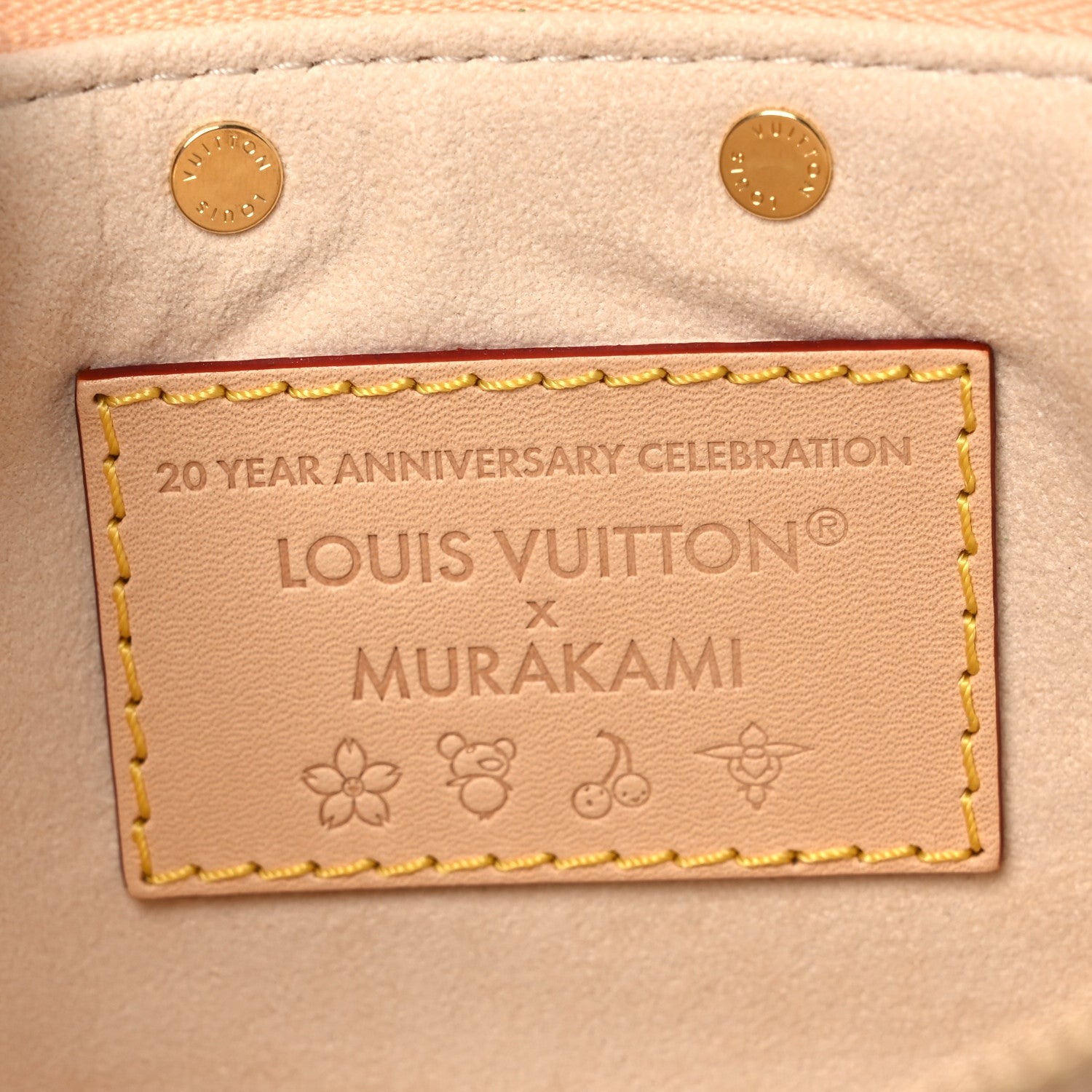 LV X TM Monogram Multicolor Pochette Accessories White