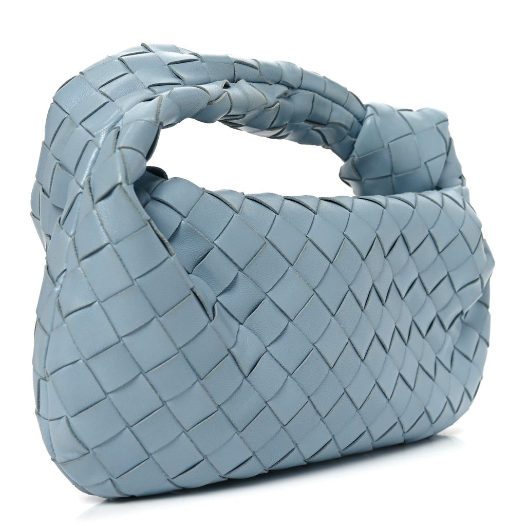Nappa Intrecciato Mini Jodie Teal Washed
