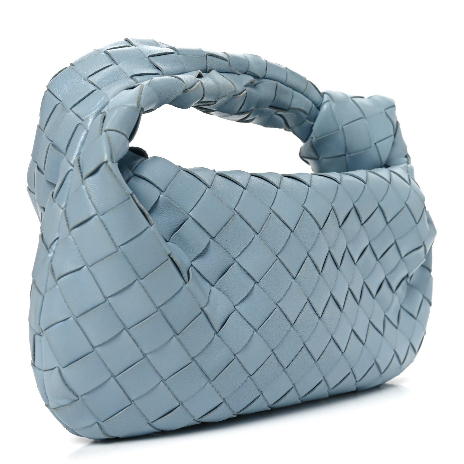 Nappa Intrecciato Mini Jodie Teal Washed