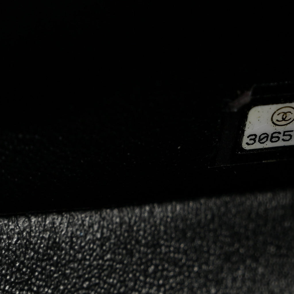 Lambskin Quilted Mini Square Flap Black
