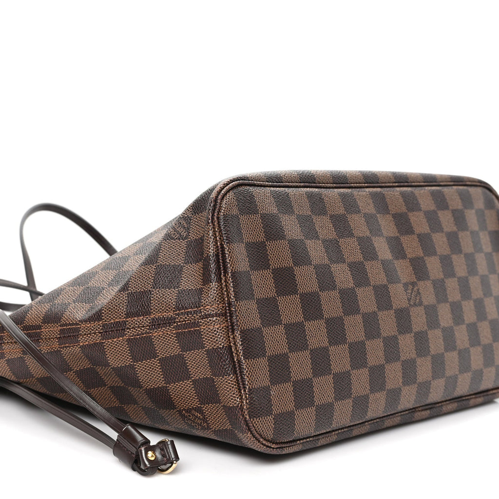 Damier Ebene Neo Neverfull MM Rose Ballerine