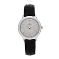 Stainless Steel Alligator 30mm De Ville Prestige Quartz Watch Silver 434.10.30.60.06.001