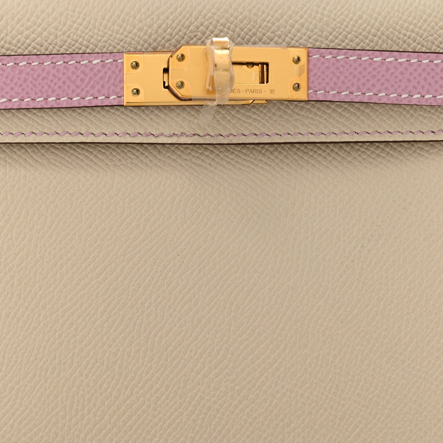Epsom Horseshoe Mini Kelly Sellier 20 Craie Mauve Sylvestre