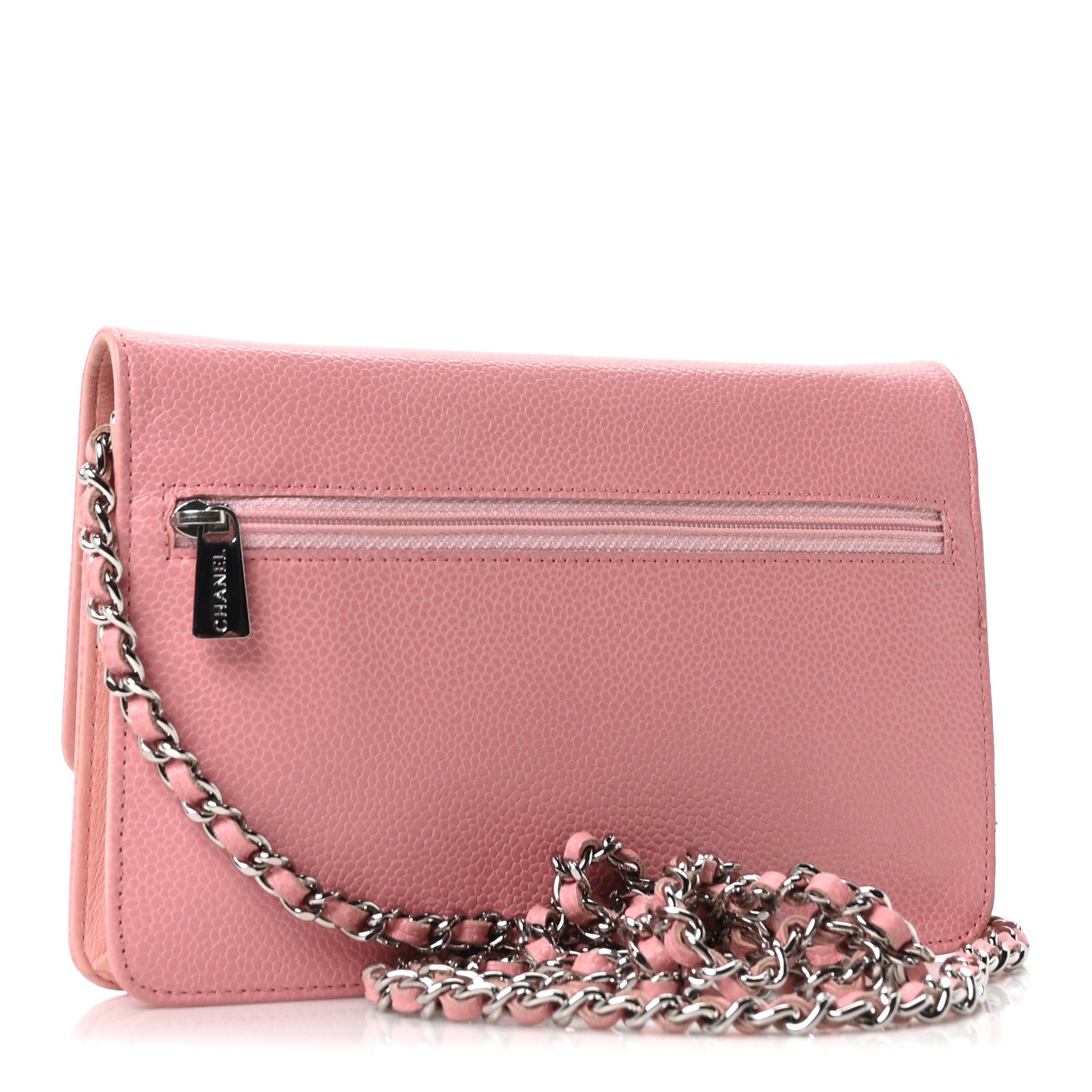 Caviar Timeless CC Wallet on Chain WOC Pink