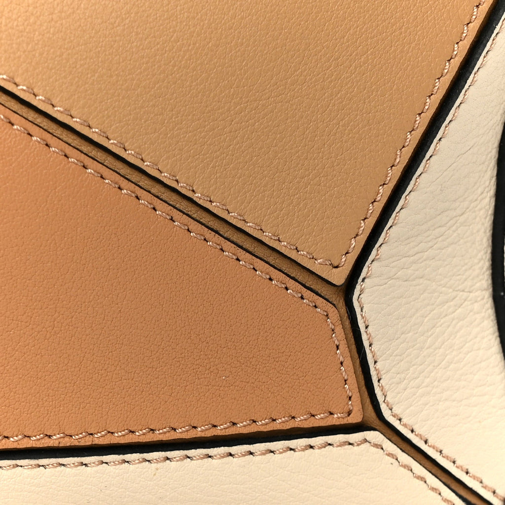 Calfskin Small Puzzle Bag Dune Warm Desert