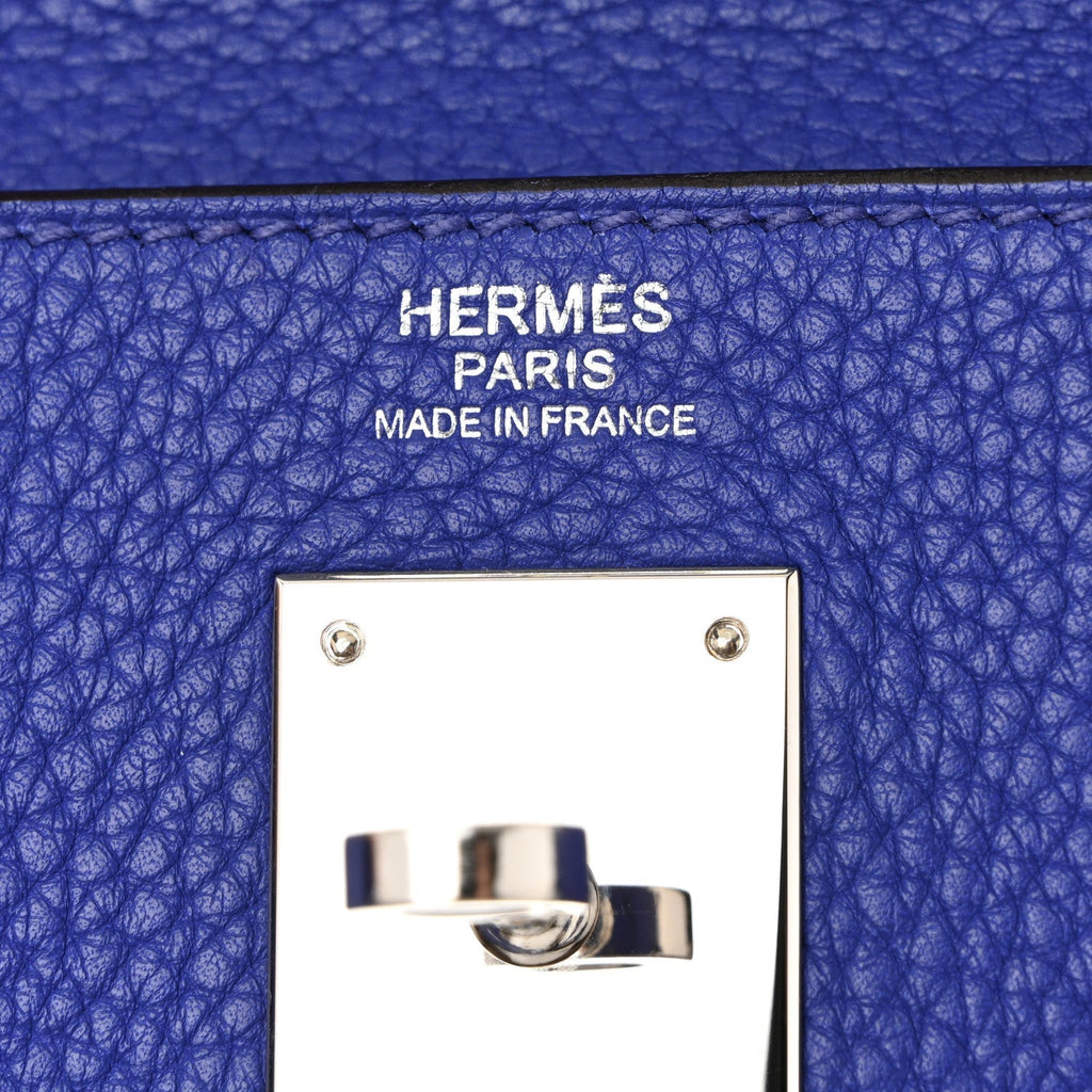 Taurillon Clemence Kelly Retourne 32 Bleu Electrique