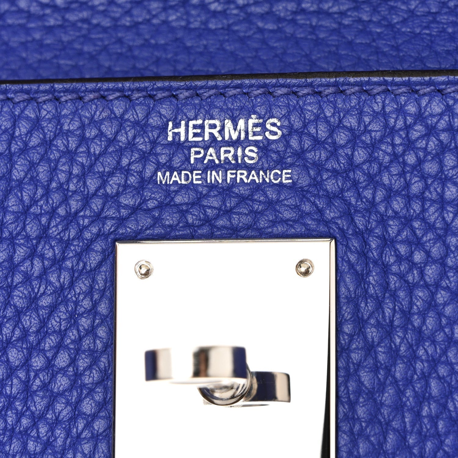 Taurillon Clemence Kelly Retourne 32 Bleu Electrique