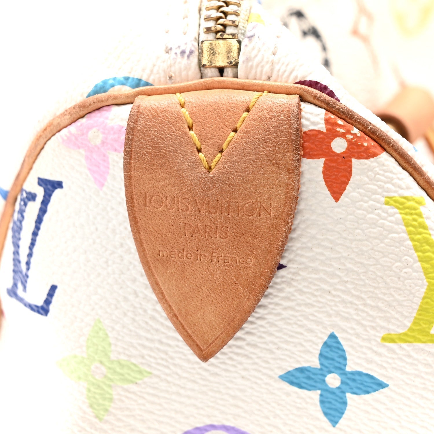 Monogram Multicolor Speedy 30 White