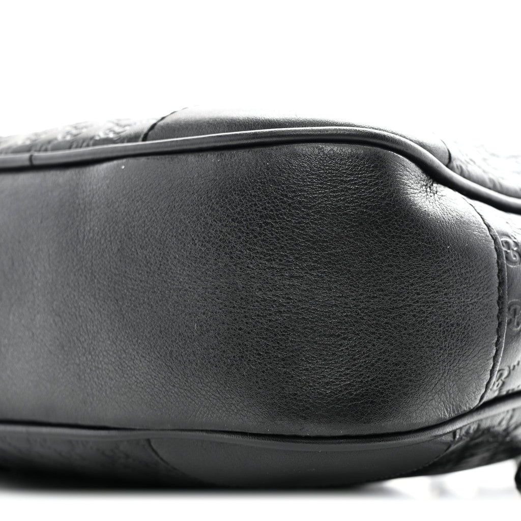 Microguccissima Mini Bree Messenger Bag Black