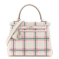 Swift Tartan Kelly Retourne 25 Gris Pale Rose Bubblegum Vert Moyen