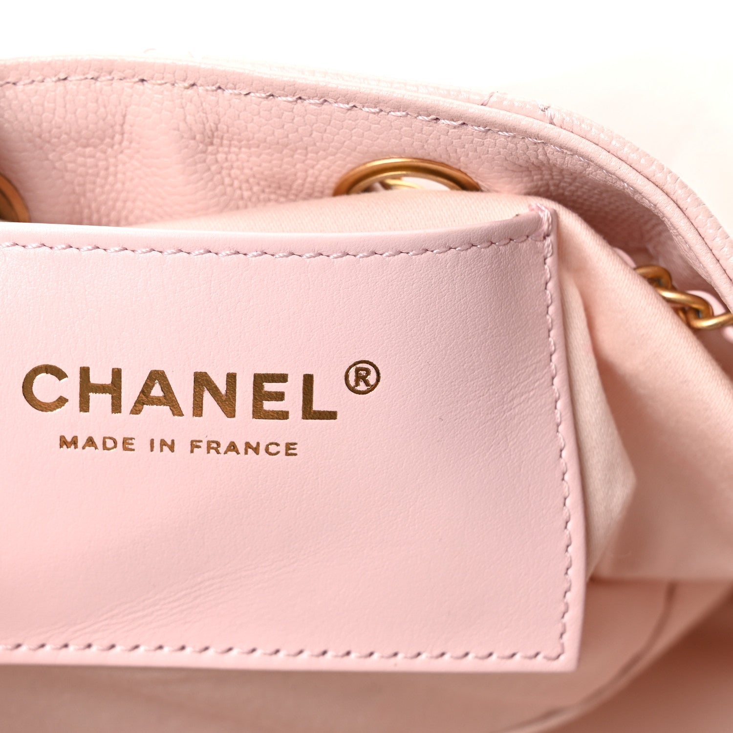 Caviar Quilted Small Chanel 25 Handbag Light Pink