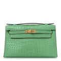 Matte Alligator Kelly Pochette Vert Comics