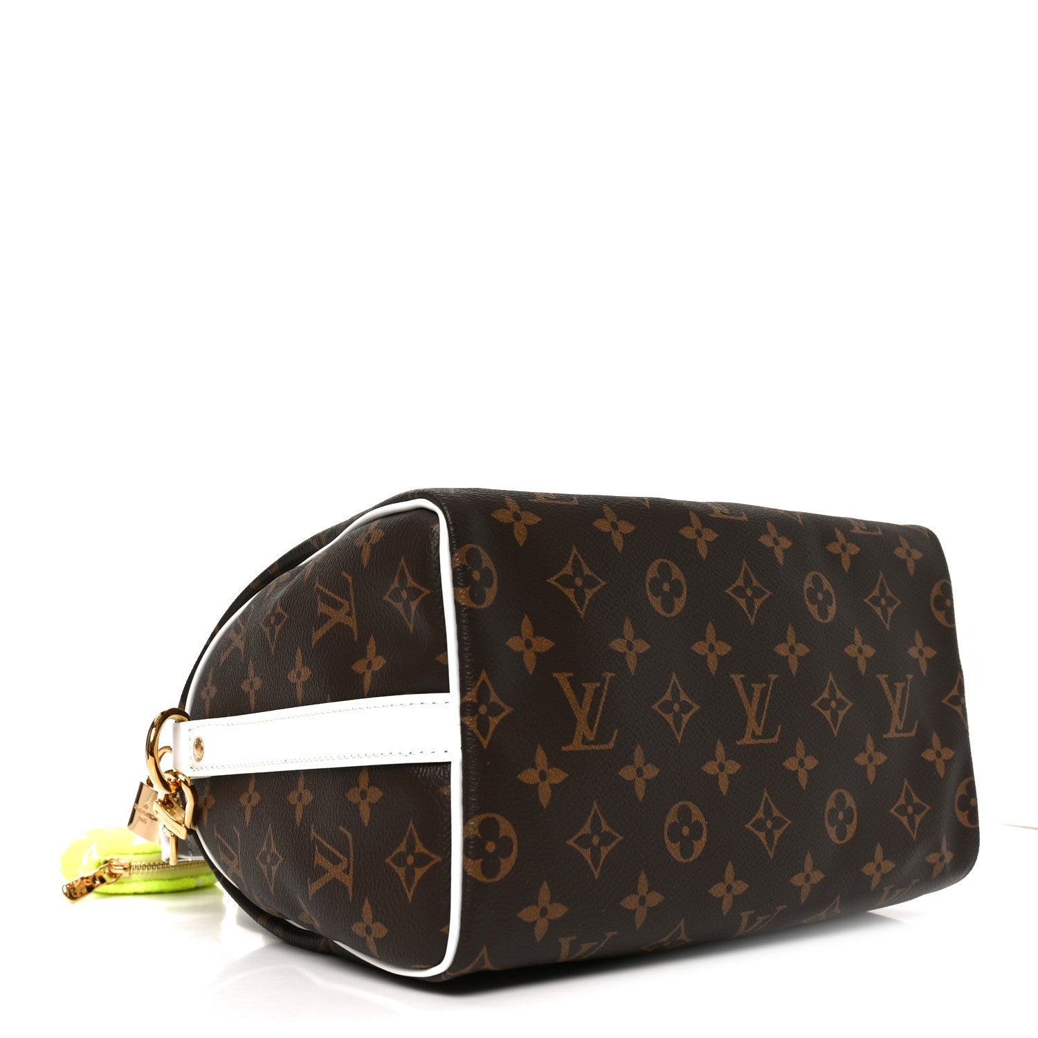 Monogram LV Match Speedy Bandouliere 25 White