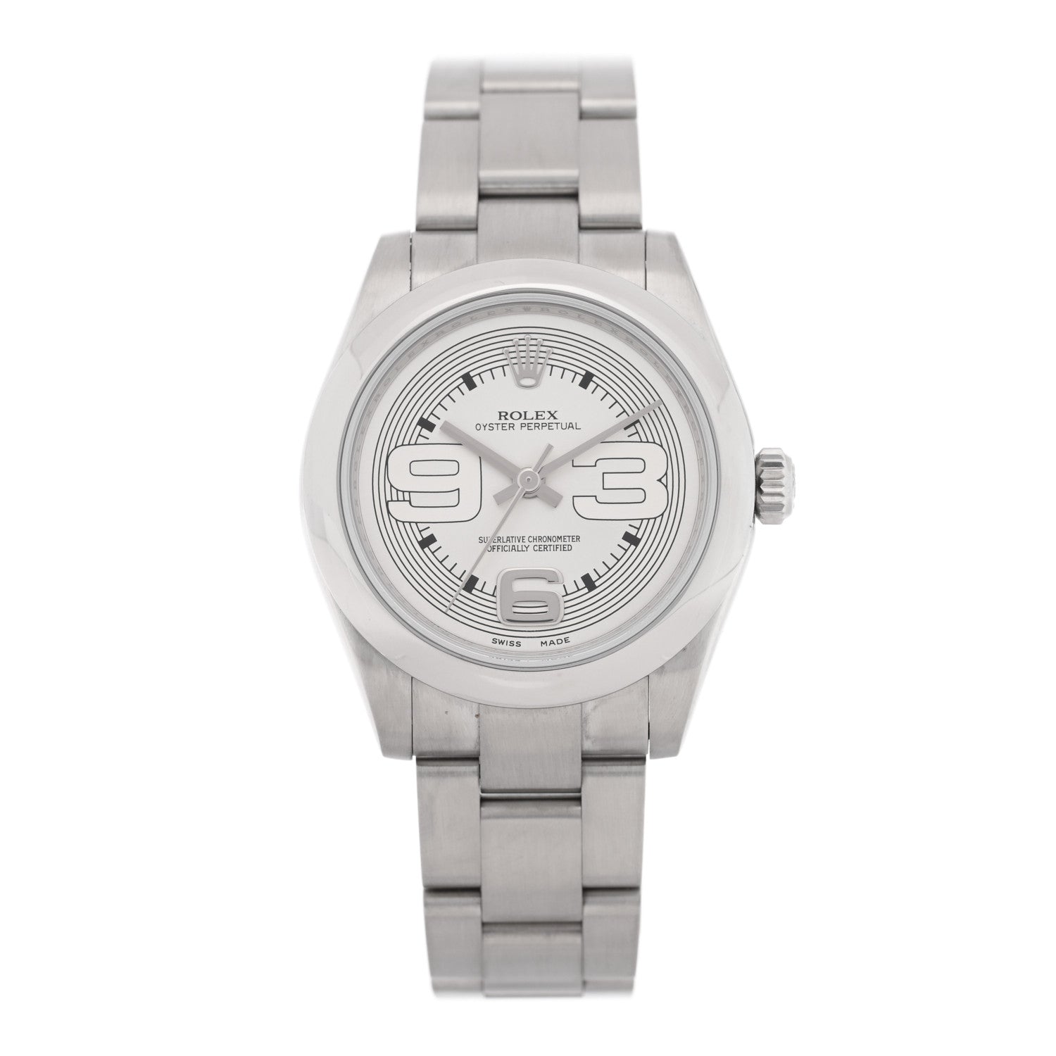 Stainless Steel 31mm Oyster Perpetual Watch Silver 177200