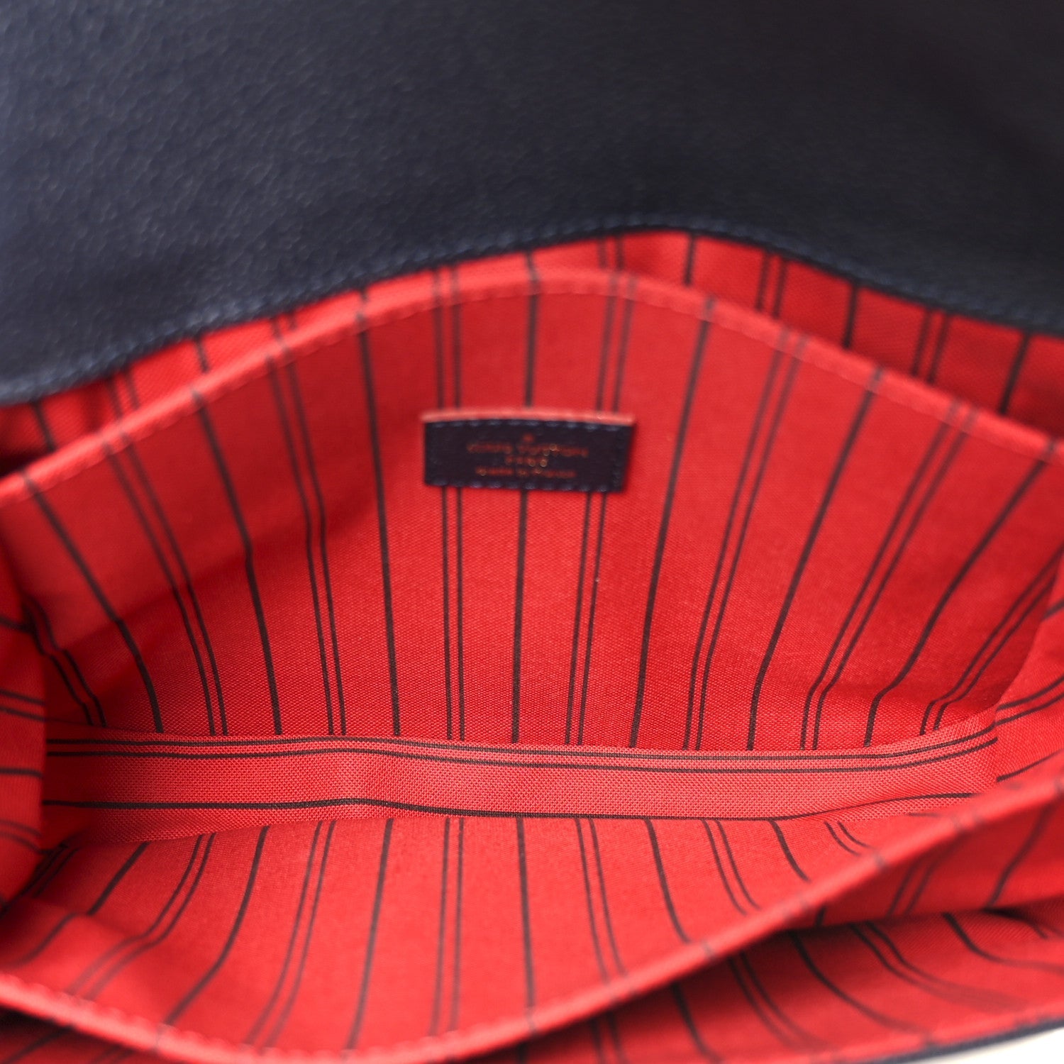 Empreinte Pochette Metis Marine Rouge