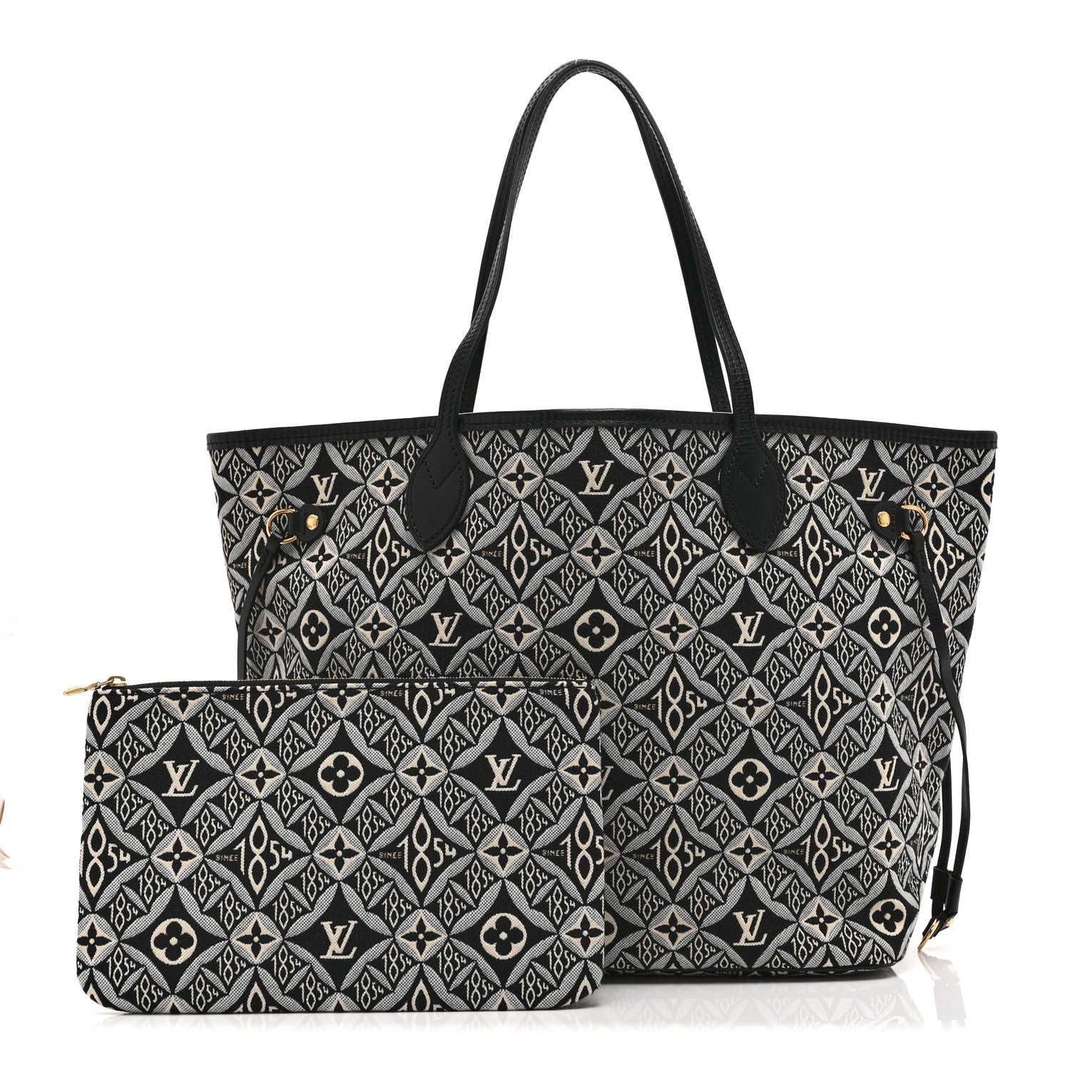 Jacquard Since 1854 Neverfull MM Grey