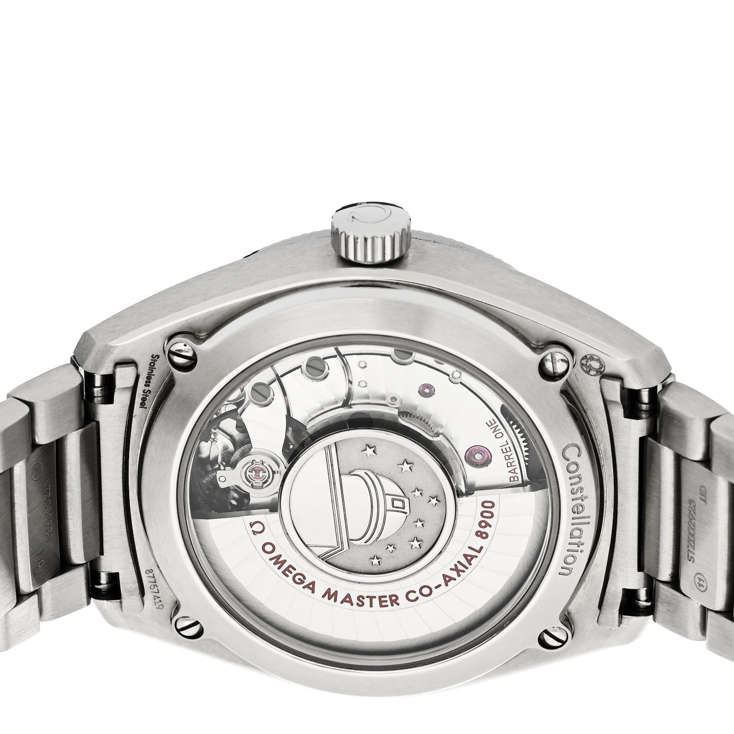 Stainless Steel 39mm Constellation Globemaster Co-Axial Master Chronometer Automatic Watch Silver 130.30.39.21.02.001