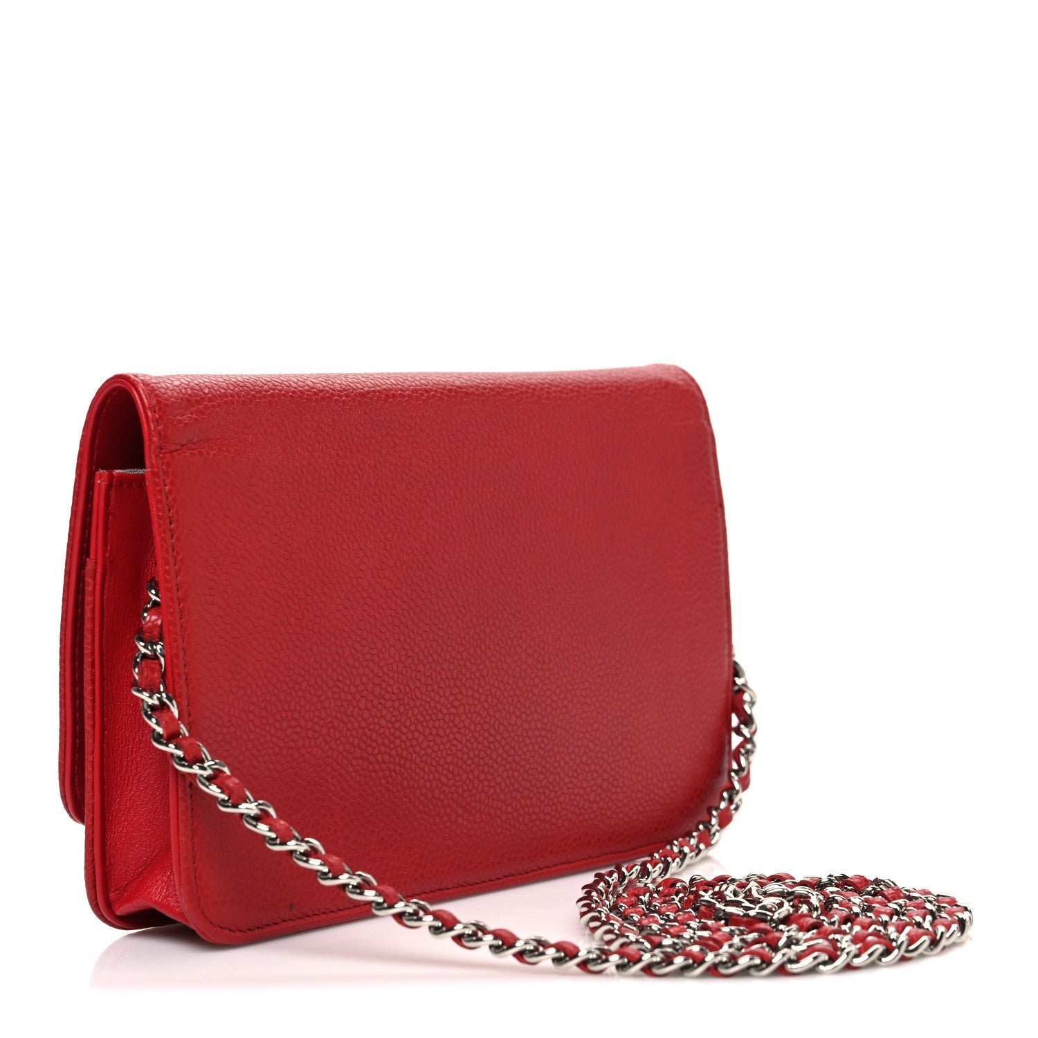 Caviar Timeless CC Wallet on Chain WOC Red