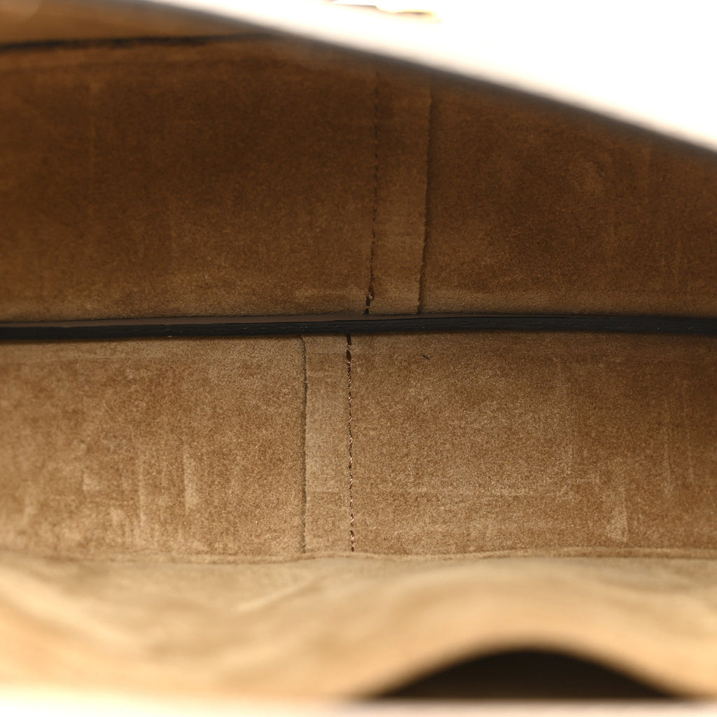 Calfskin Jacquard Mini Gate Dual Bag Clay