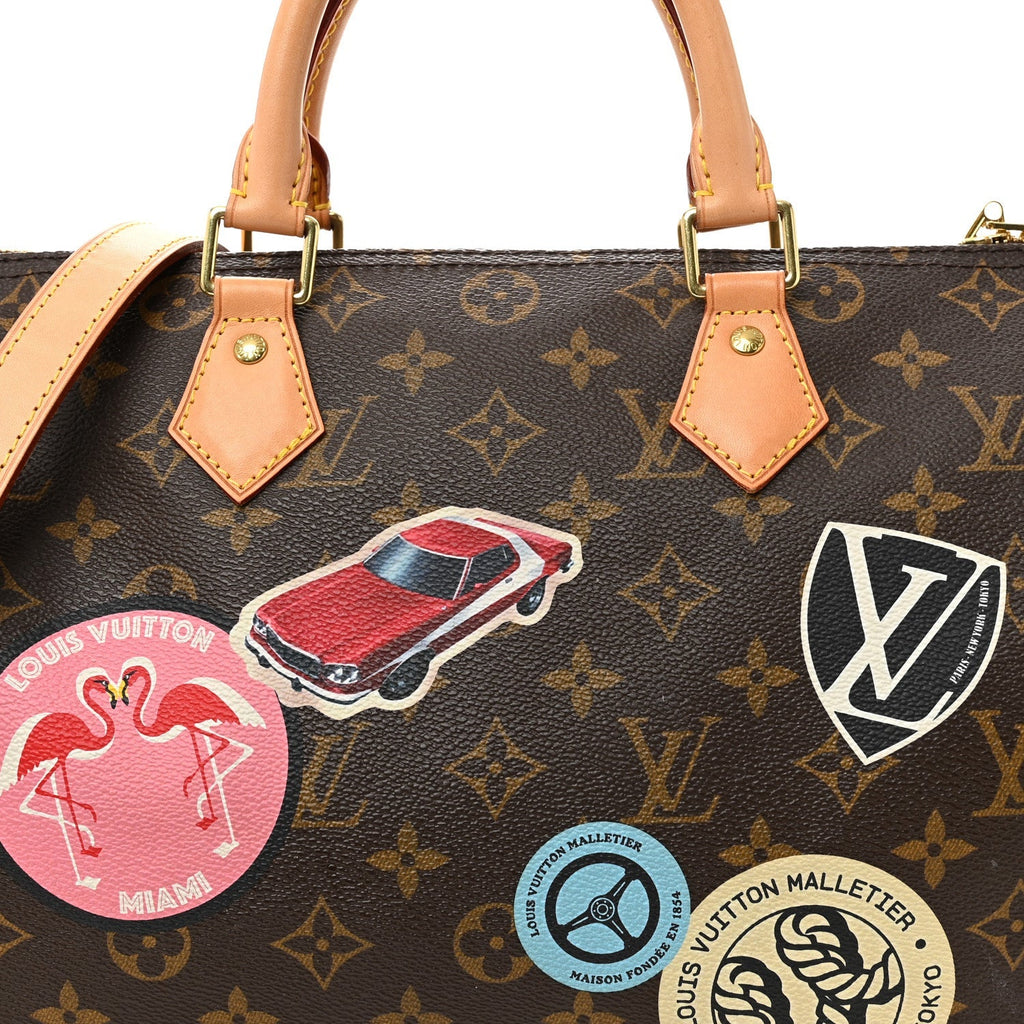 Monogram Patches Speedy Bandouliere 30