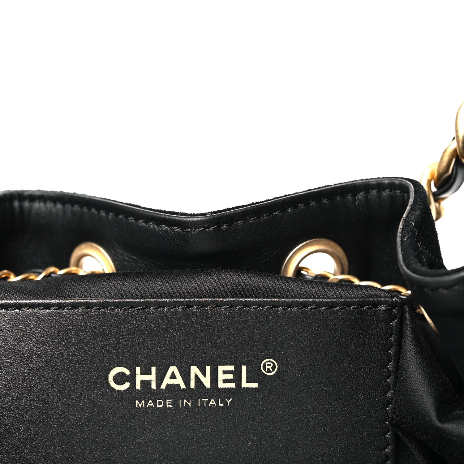 Suede Quilted Small Chanel 25 Handbag Black