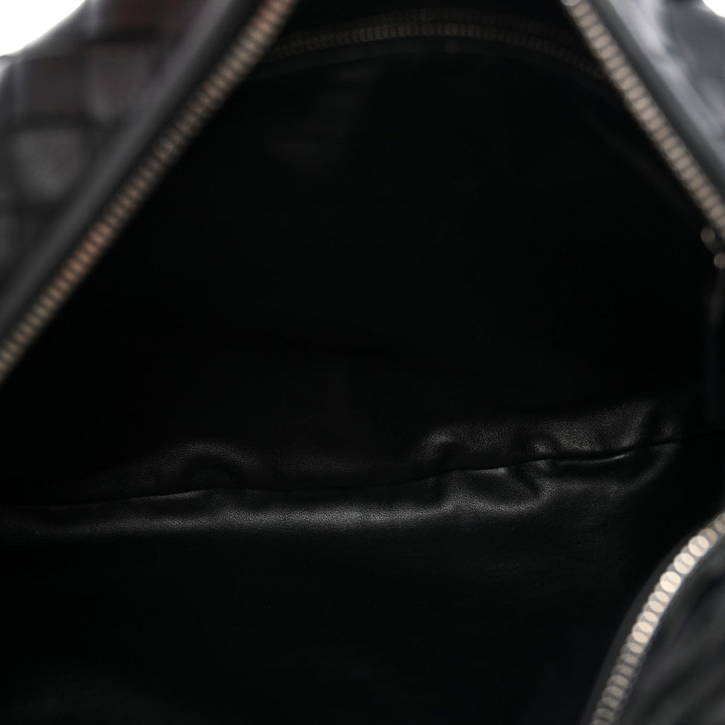 Nappa Intrecciato Small Jodie Hobo Black
