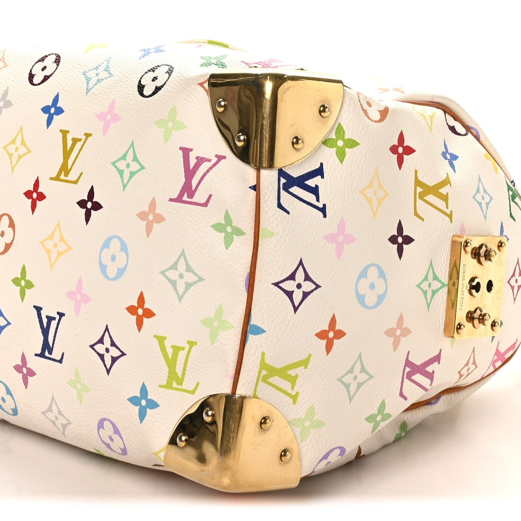 Monogram Multicolor Speedy 30 White