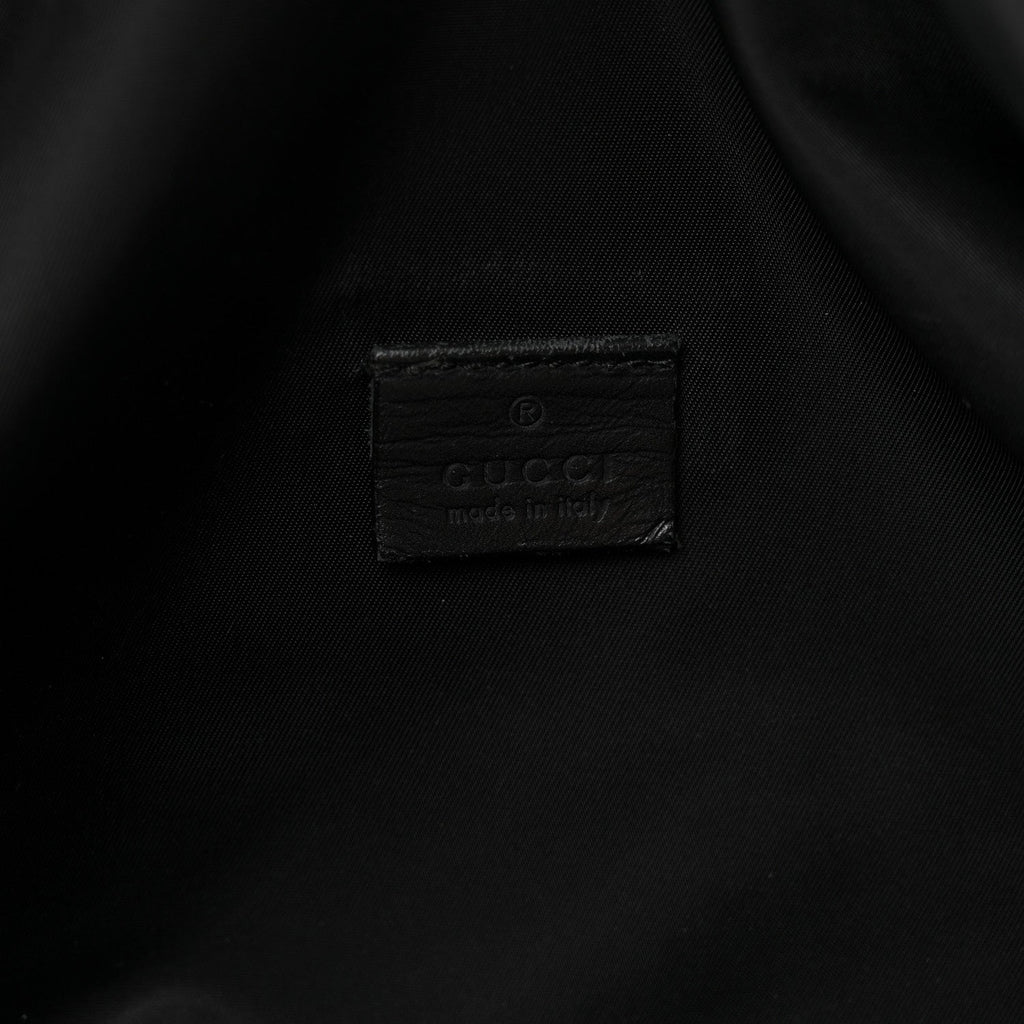 Guccissima Web Belt Bag Black