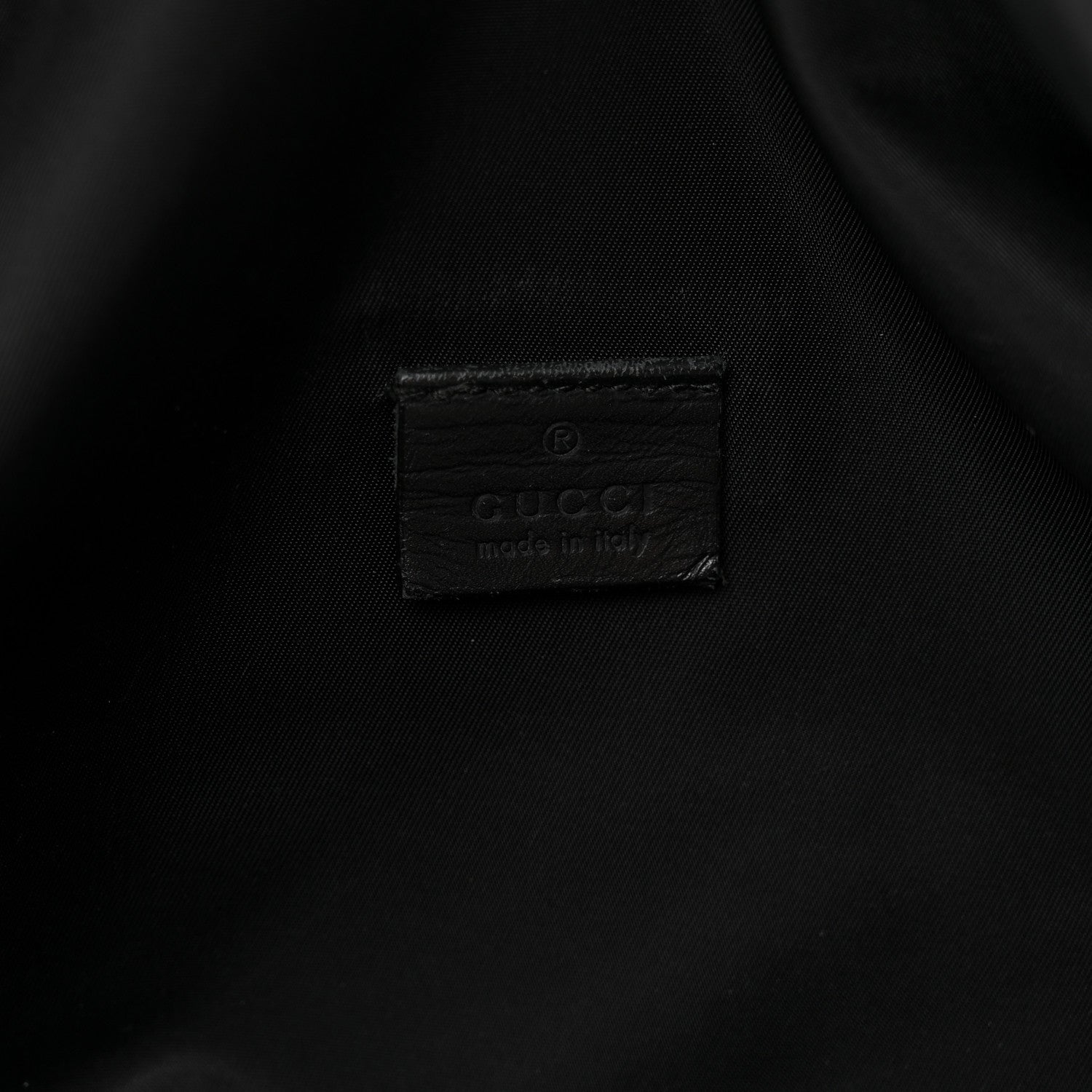 Guccissima Web Belt Bag Black