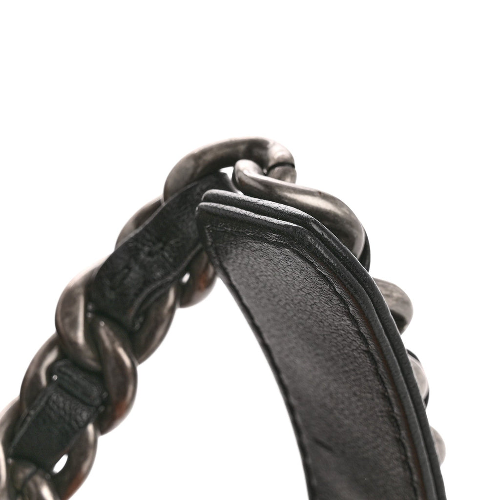 Lambskin Quilted Medium Chanel 19 Flap Black