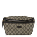 GG Supreme Monogram Belt Bag Dark Brown