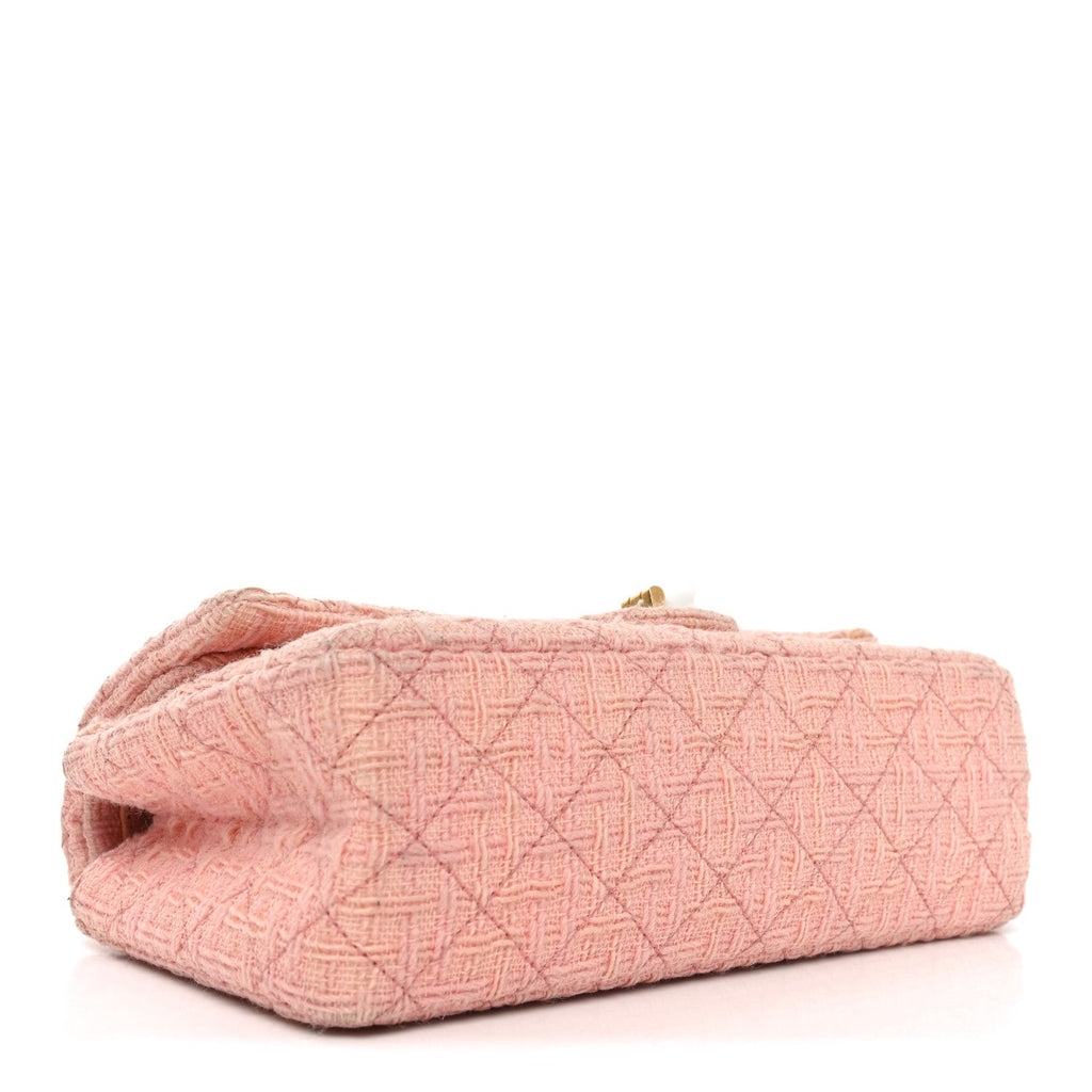 Wool Tweed Quilted 2.55 Reissue 225 Flap Light Pink