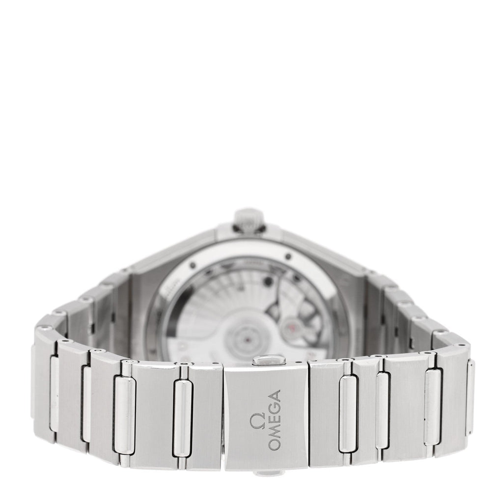 Stainless Steel Diamond 34mm Constellation Co-axial Master Chronometer Automatic Watch Blue 131.10.34.20.53.001