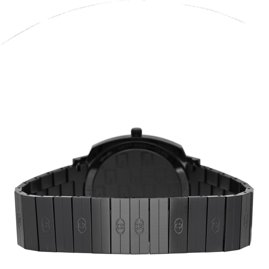 PVD Stainless Steel 38mm Grip Quartz Watch Black