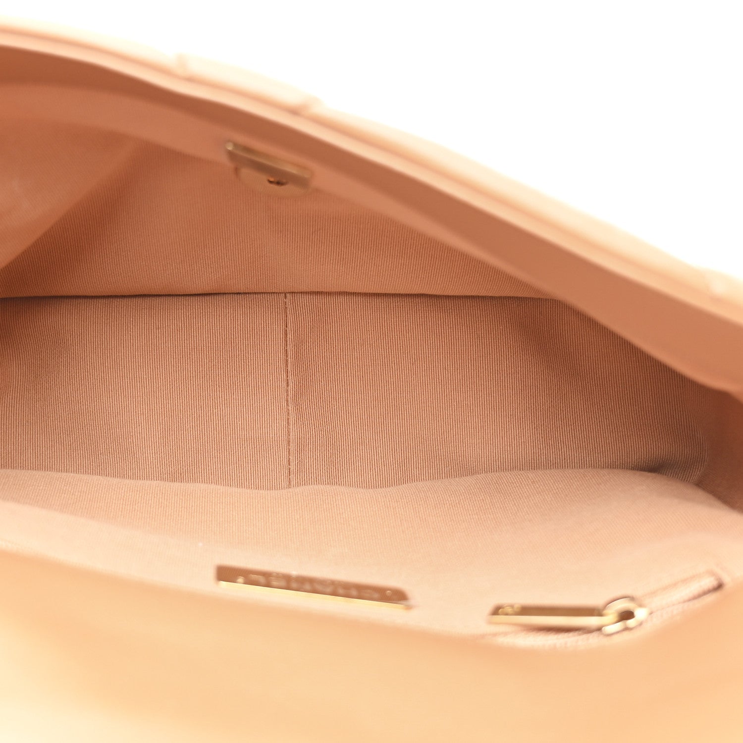 Lambskin Quilted Medium Chanel 19 Flap Brown