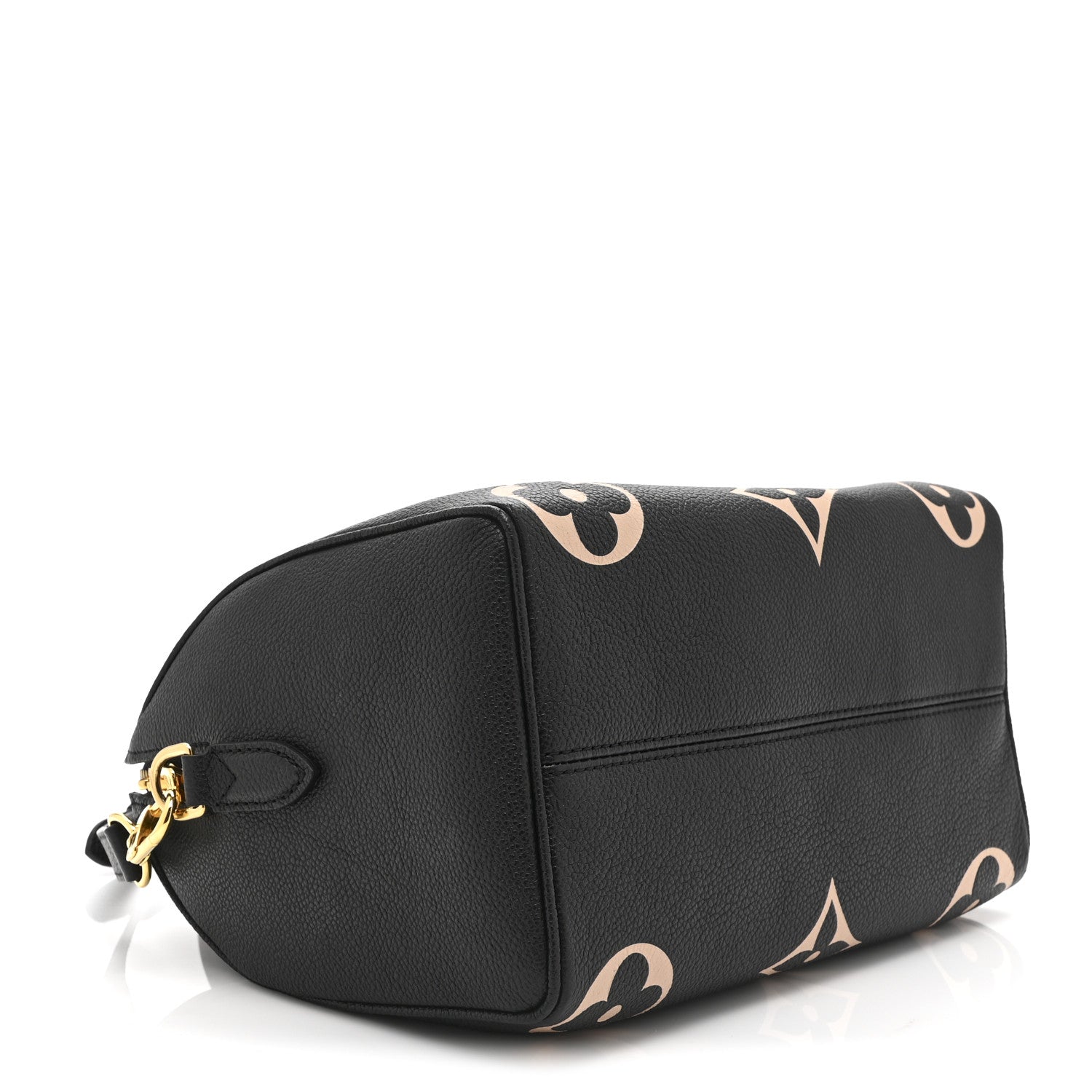 Empreinte Monogram Giant Speedy Bandouliere 25 Black Beige