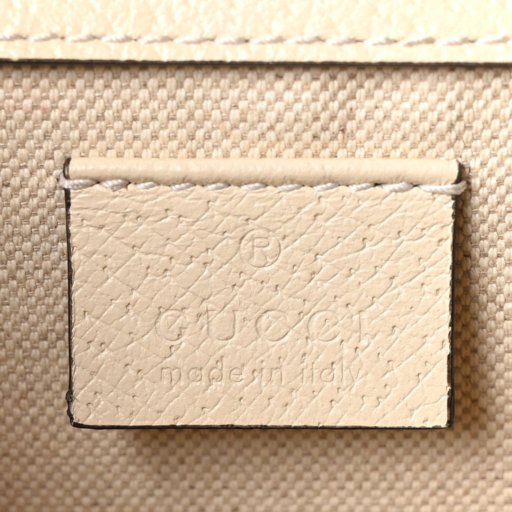Textured Calfskin Crystal Small Dionysus Shoulder Bag Mystic White