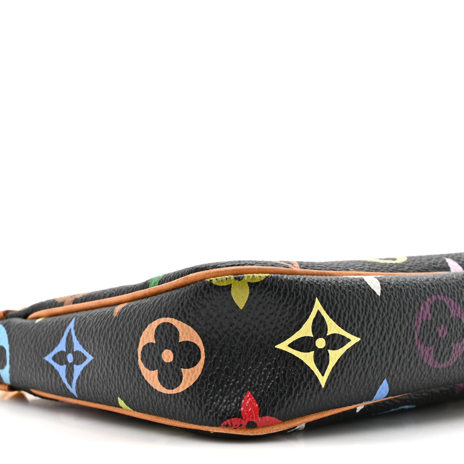 Monogram Multicolor Pochette Accessories Black