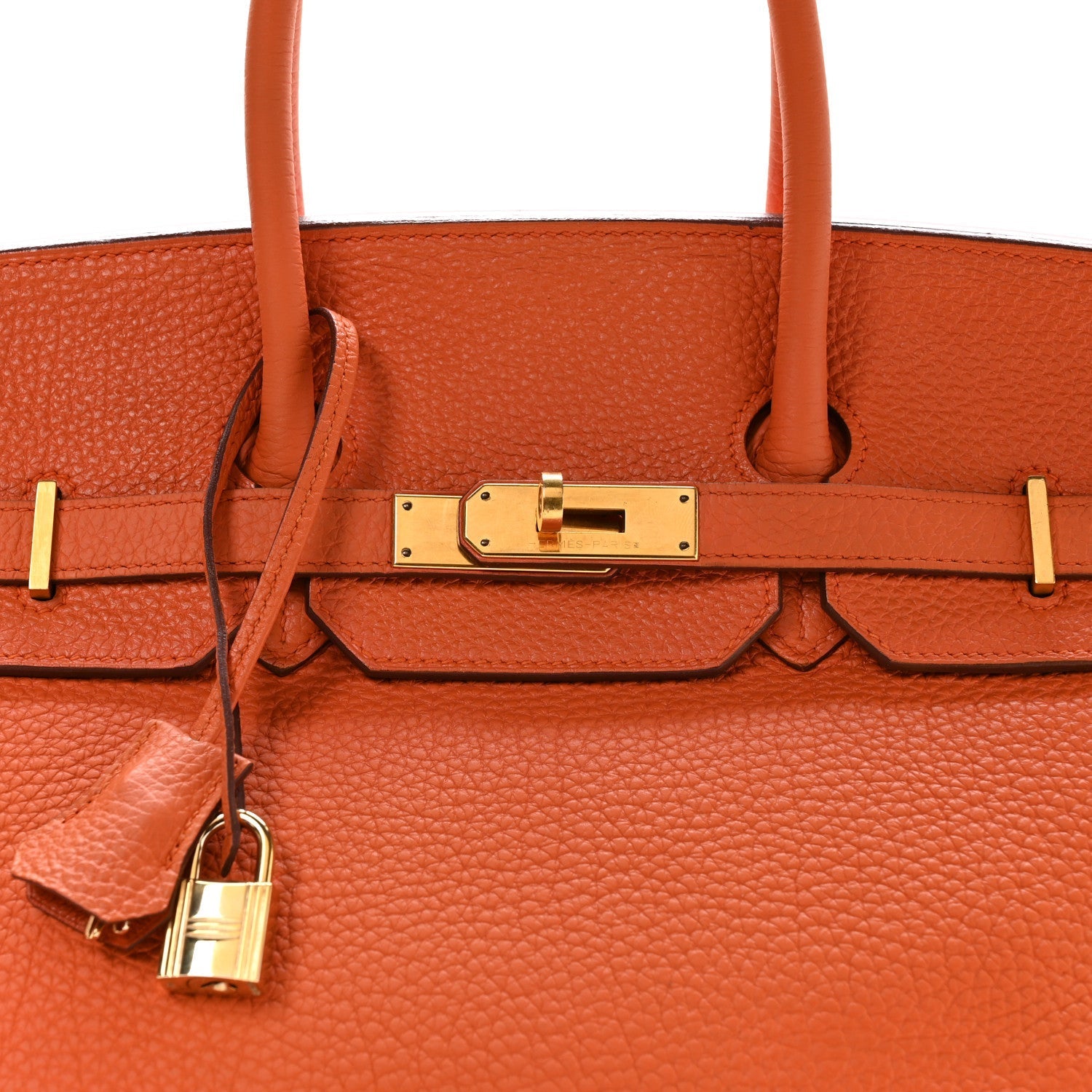 Togo Birkin 35 Orange