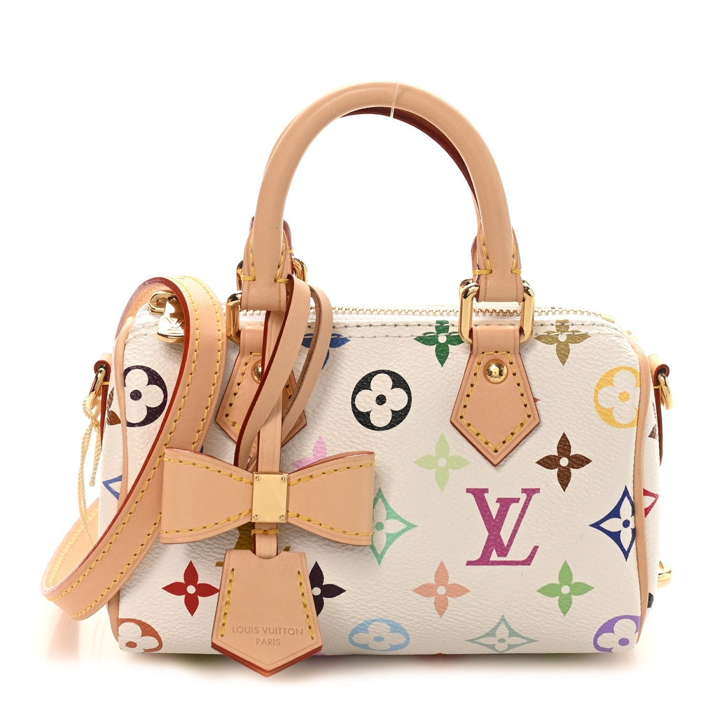 LV X TM Monogram Multicolor Nano Speedy White