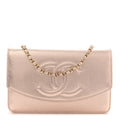 Metallic Caviar Timeless CC Wallet On Chain WOC Copper