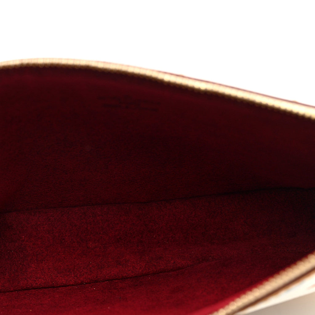 Monogram Multicolor Pochette Accessories White