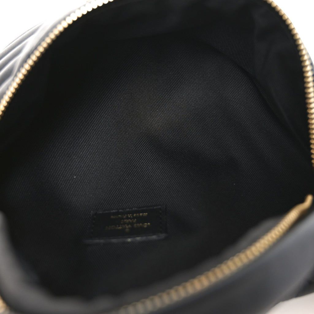 Calfskin Quilted New Wave Bumbag Black