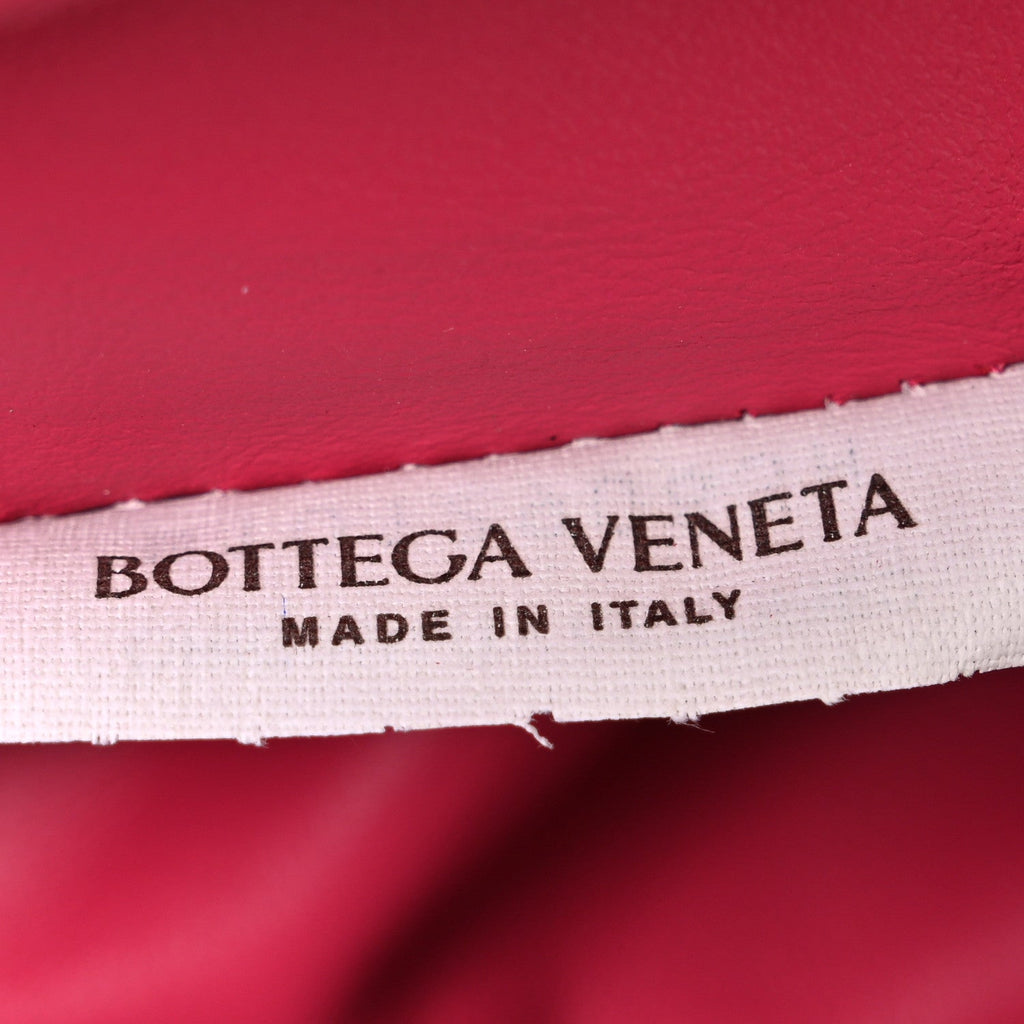Nappa Intrecciato Teen Jodie Hobo Cranberry