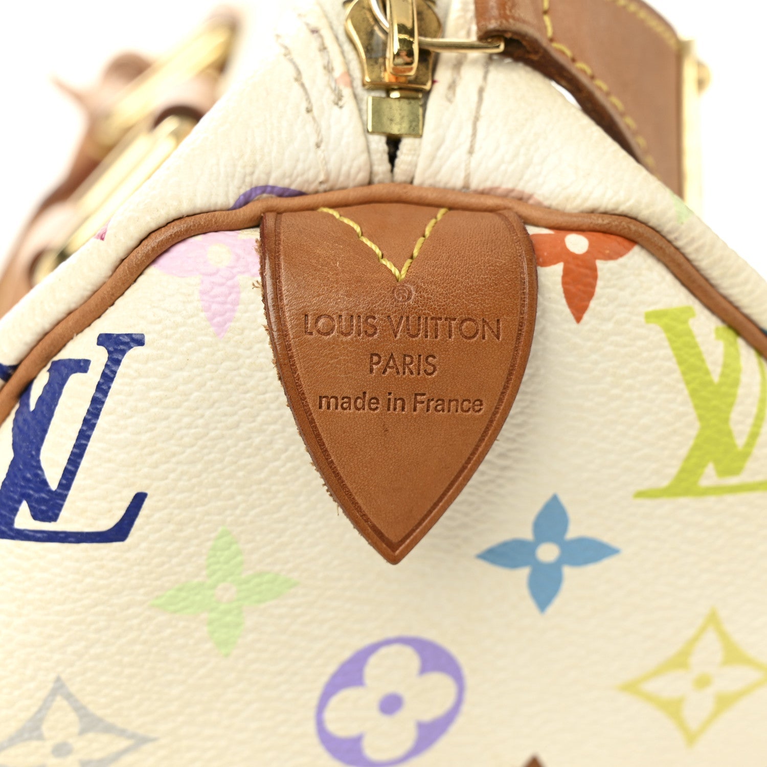 Monogram Multicolor Speedy 30 White